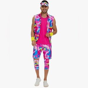 NWT Ken Movie Large Men’s Costume with Wig